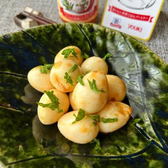 からあげビールさんの料理 ビールが進む♪ピリ辛スパイシー!うずらの卵のハリッサオイスター味玉